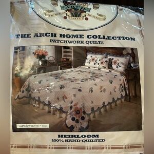 New Vintage Patchwork Floral Quilt Bedspread